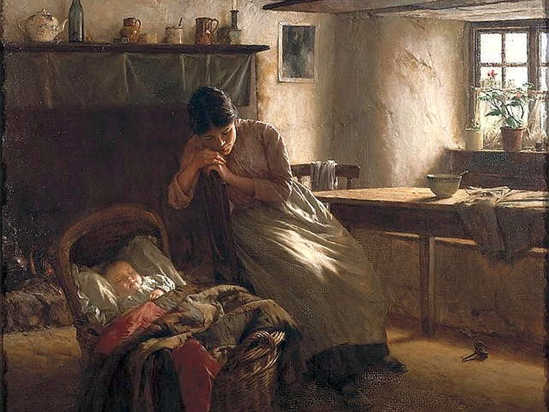 1852-Walter Langley - Sogni ad occhi aperti